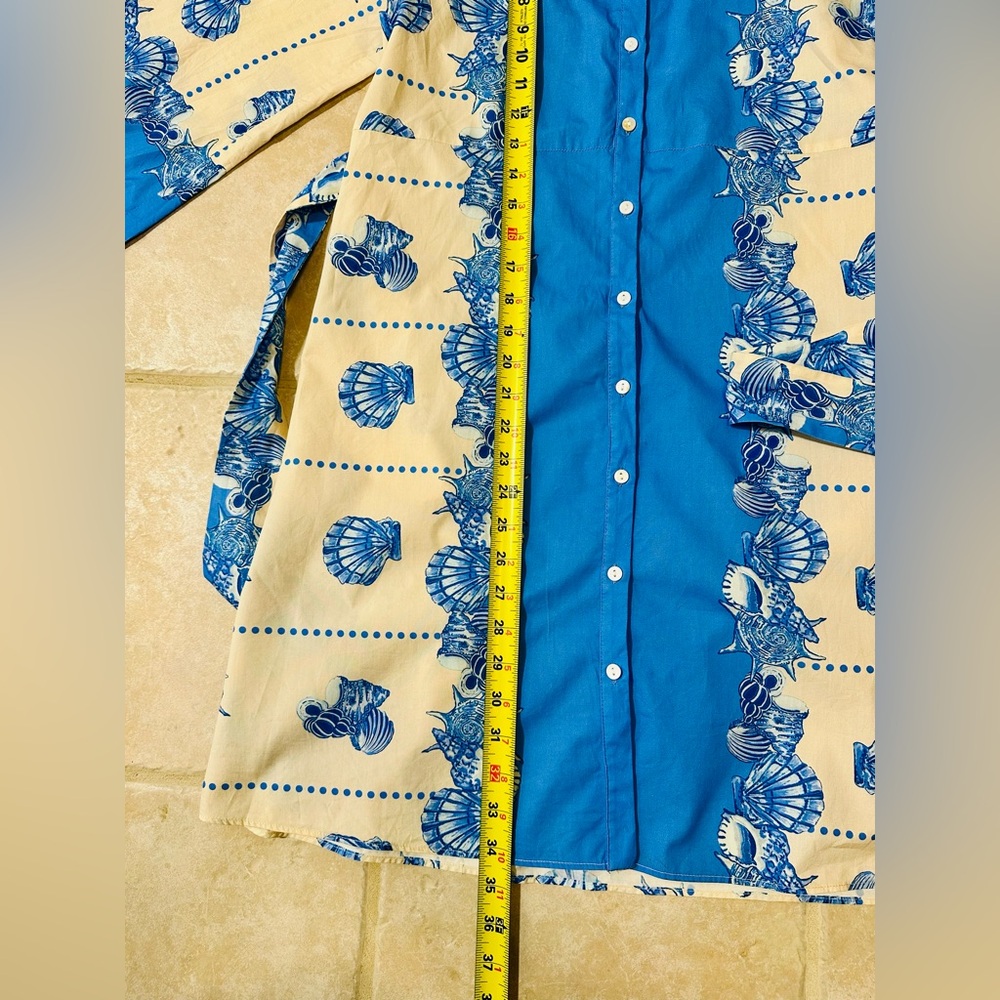 Tuckernuck’s CELINA MOON Seashell Dress S Midi Beach Resort Luxury Vacation - Picture 8 of 13
